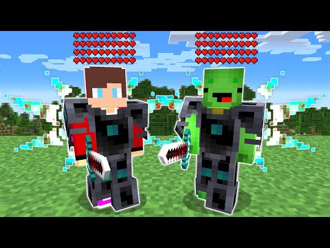 Insane Minecraft Challenge: Everything is OP! (JJ & Mikey)