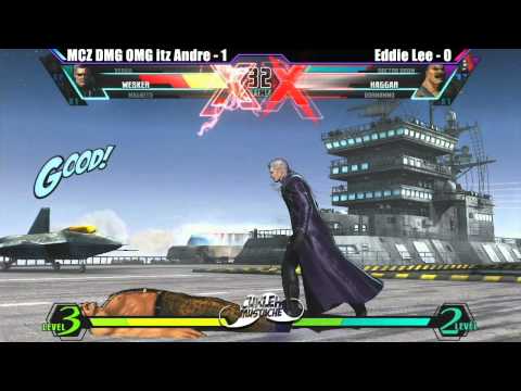 UMVC3 MCZ DMG OMG itz Andre vs Eddie Lee - Curleh Mustache 2 Tournament