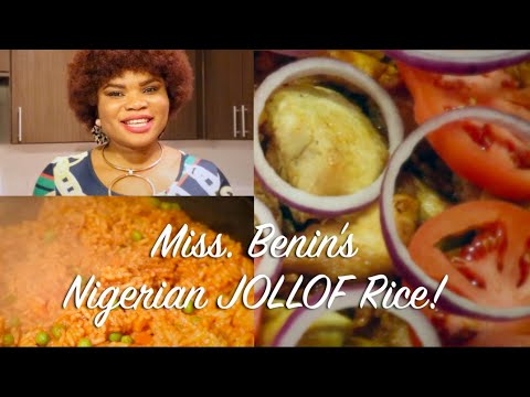HOLIDAY INSPIRED NIGERIAN PARTY JOLLOF RICE + CHICKEN RECIPE - Miss. Benin in America