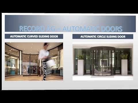MACE AUTOMATIC SLIDING   SWING    CURVED AND TELESCOPIC DOORS RECORD GROUP   INTRODUCTION