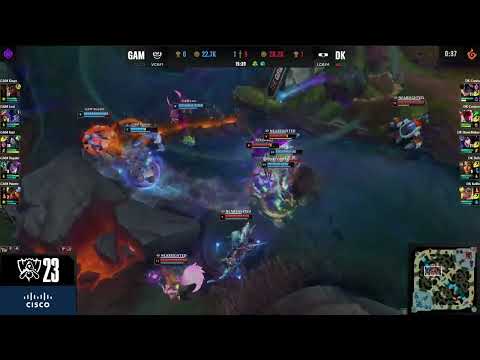 DK Showmaker's AHRI QUADRA vs GAM | Worlds Swiss Stage Day 7