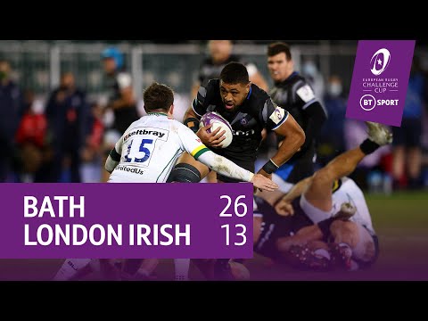 Bath vs London Irish (26-13) | Mercer Stars As Bath Reach Semi-Finals | Challenge Cup Highlights