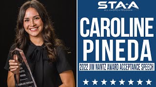 2022 Jim Nantz Award: Caroline Pineda NSMA Award Presentation