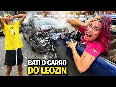 BATI O CARRO DO MEU NAMORADO *Ele surtou !