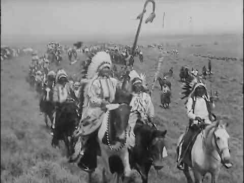 Indians Bury Hatchet on Custer Battlefield (1926) International News Reel Corporation
