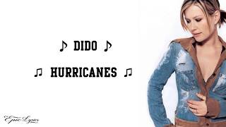 Dido - Hurricanes (Lyrics)
