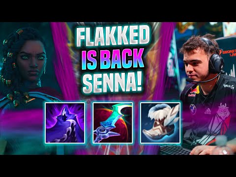FLAKKED BRINGS BACK SENNA! - G2 Flakked Plays Senna Support vs Zilean! | Season 2022