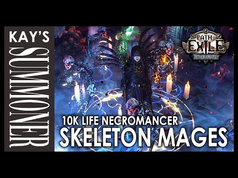 PoE 3.15 - 10k Life Necromancer - Skeleton Mages