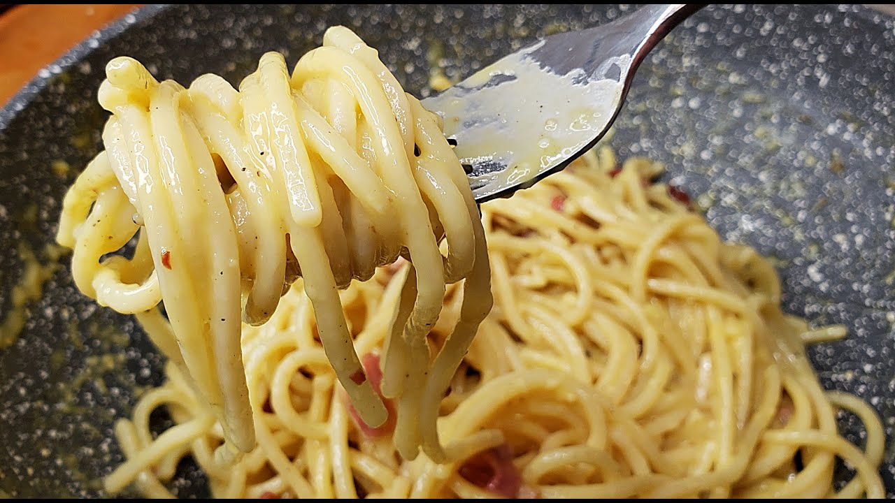 It's Not Carbonara CARBONARA Recipe with Bacon Easy Pasta Dinner Recipe