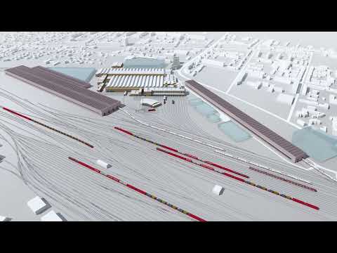 NewsSpot: Bauarbeiten vom ICE Bahnwerk Cottbus gehen voran