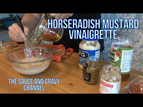 Creamy Horseradish Mustard Vinaigrette | How to Make a Bold & Tangy Homemade Vinaigrette