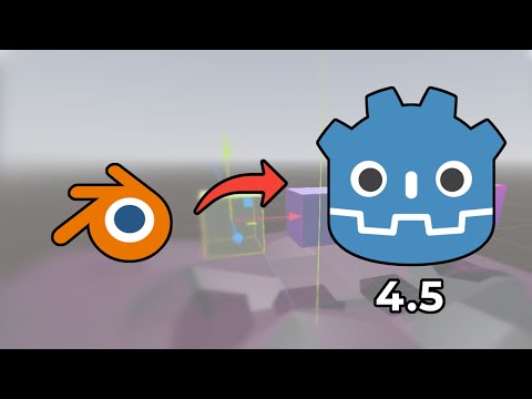 Blender Godot Pipeline - Godot 4.5 Update