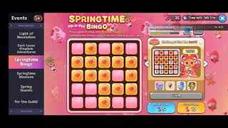 Springtime Bingo Challenge: Find Hidden Heart - Cookie Run: Kingdom