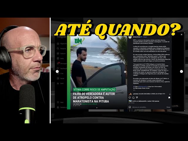 Corredor ATROPELADO por um motorista BÊBADO em Salvador