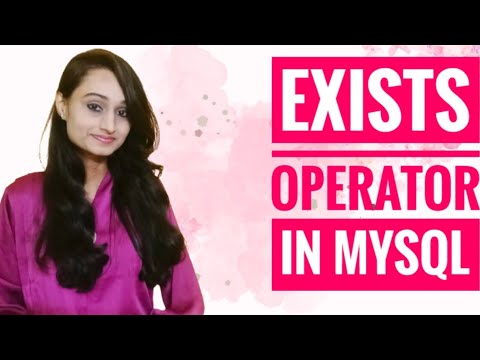 Exists Operator in MySQL|| MySQL Tutorial Series|| Code With Neha 