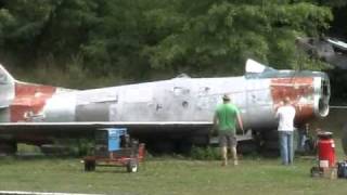 preview picture of video 'Monroe, New York, moving the old Airplane park Airplane 2010-08-14'