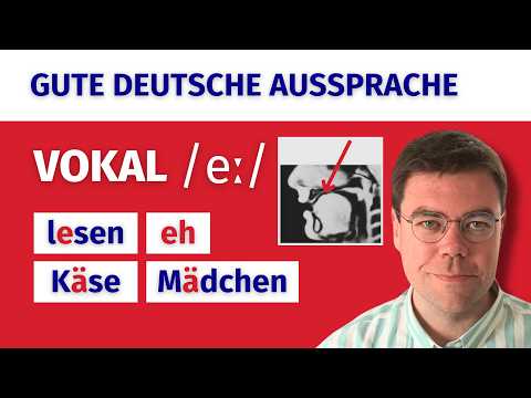 German Pronunciation Tutorial: How To Pronounce The Long E Vowel /eː/