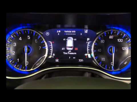 Tire Pressure Monitoring System-TPMS light and tpms sensor in 2017 Chrysler Pacifica