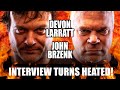 DEVON LARRATT AND JOHN BRZENK INTERVIEW GETS HEATED BEFORE KING OF THE TABLE 2!