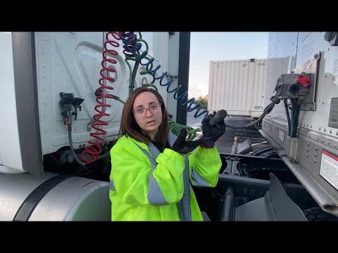 How To Couple A Tractor-Trailer | Trucking Part 38