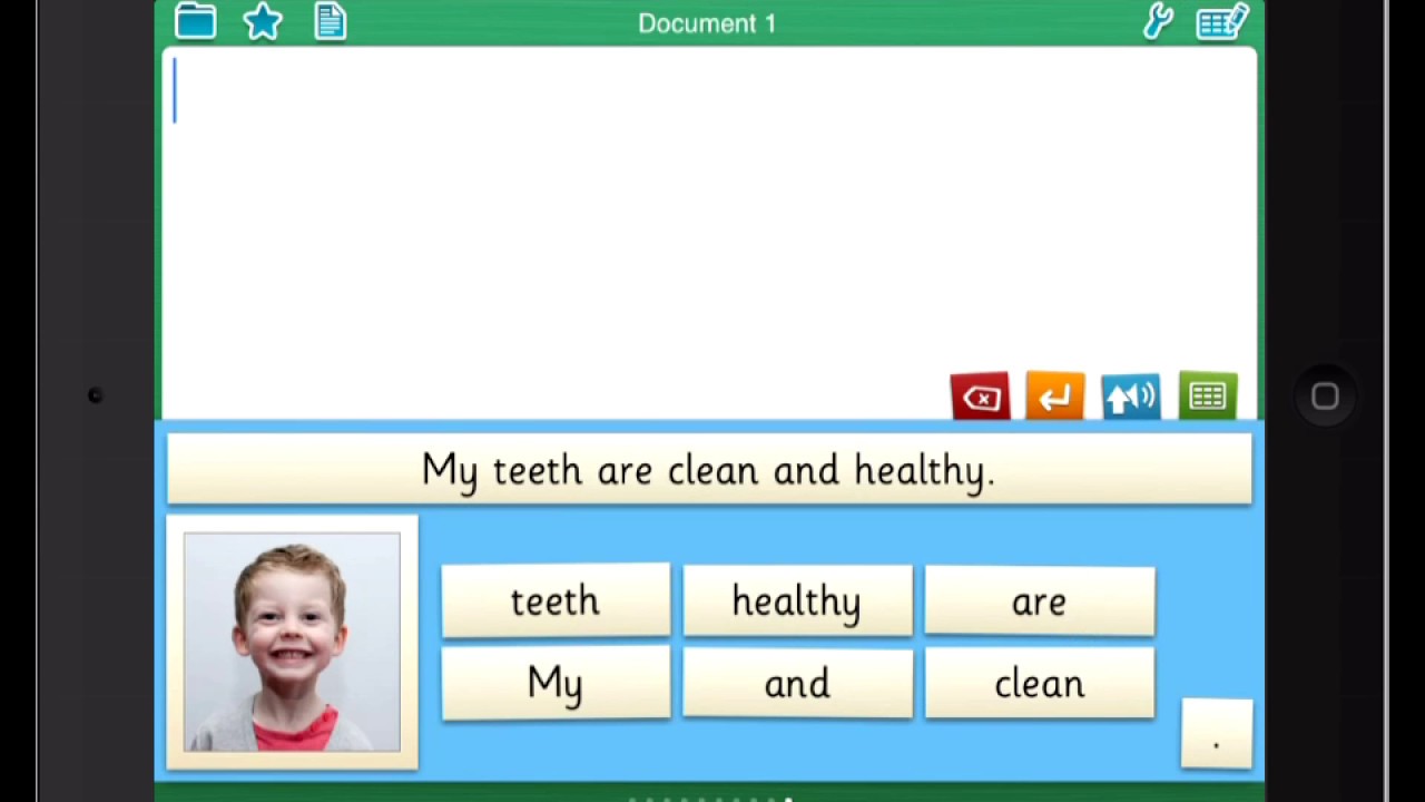 Clicker Sentences for iPad