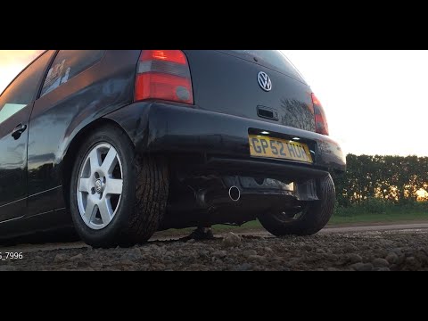 Installing a Universal Cherry Bomb Style Exhaust To My VW Lupo!