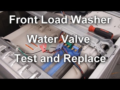 Front Load Washer Not Filling or Water Trickles / Solenoid Testing and Replacement