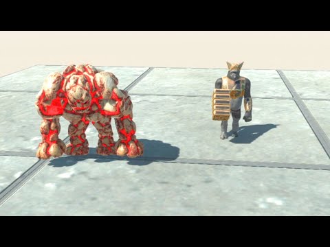 LAVA GOLEM & GHOR HUMMER vs EVERY UNIT   Animal Revolt Battle Simulator