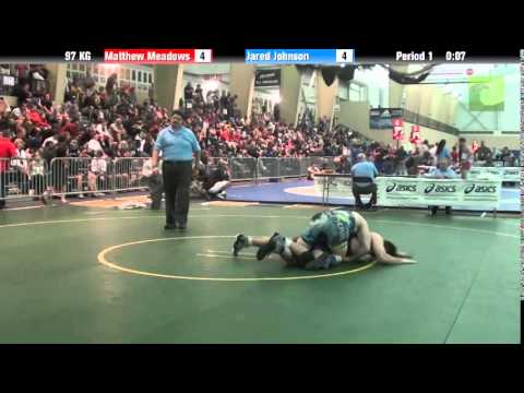Men`s Freestyle 97 KG Matthew Meadows vs. Jared Johnson
