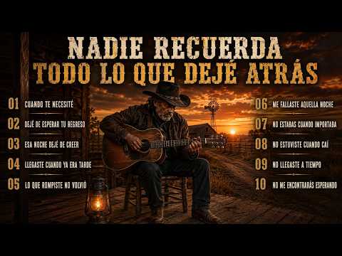 TRABAJÉ TANTO QUE OLVIDÉ VIVIR 💔 | Dark Country para Hombres que lo Dieron Todo | Alejandro Country
