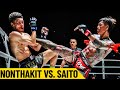 This Brawl Got HEATED Nonthakit Vs Saito Muay Thai Full Fight