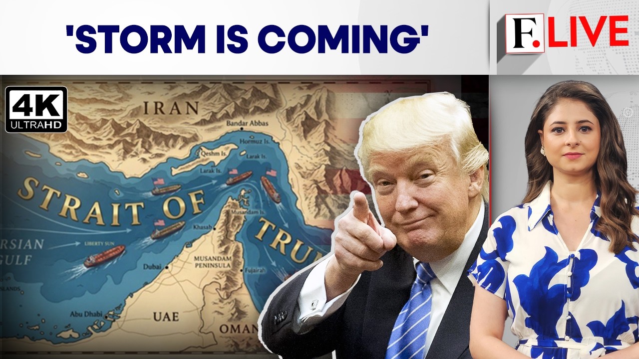 Trump's Cryptic Warning To Iran After 'Strait of Trump' post| Firstpost Live