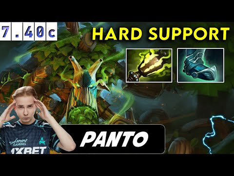 Panto Treant Protector Hard Support - Dota 2 Patch 7.40c Pro Player Full Gameplay