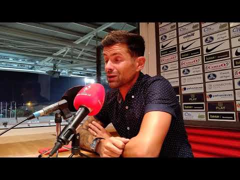 Rueda de prensa Cristian García Terrassa F. C. - C. E. L'Hospitalet temporada 18/19