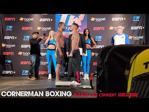 JONATHAN GUZMAN VS CARLOS JACKSON FULL WEIGH IN