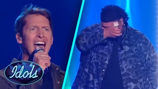 Download lagu Iam Tongi Breaks Down During Emotional Duet With James Blunt On American Idol mp3