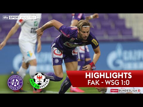 tipico Bundesliga, 27. Runde: FK Austria Wien - WSG Tirol 1:0