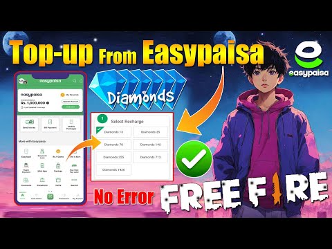Top 2 Methods Free Fire Diamond EasyPaisa | Freefire Topup EasyPaisa Say Kesy Karrain 2025