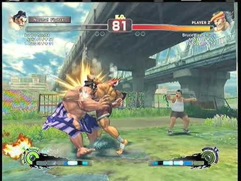 SSFIVAE: E.Honda (kusiro honda) vs. Adon (BruceWayneRuny)  SD