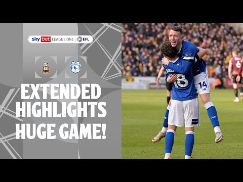 HUGE CLASH! | Bradford City v Cardiff City extended highlights