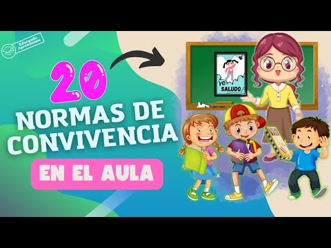 ¿Cuáles son las normas de convivencia en el aula? | 🎶 Canción "Las reglas"| EDUCANDO APRENDEMOS
