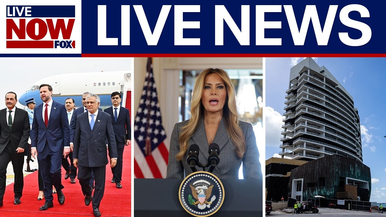 LIVE NEWS: Iran peace talks stall, Epstein investigation latest, Miami hotel implosion