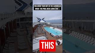 When you have the pool to yourself!!! #cruise #celebritycruises #norwaycruise #toocold