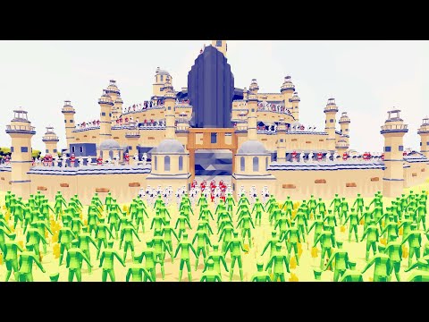 Zombies invaded the Minas Tirith  & Starwars Defend Castle - Totally Accurate Battle Simulator TABS