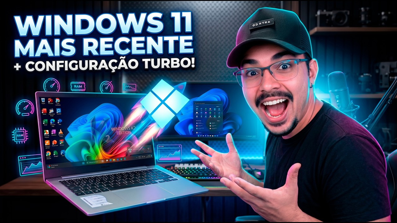 Windows 11 Sem Lixo: Como Instalar a Versão Mais Leve para PC GAMER!