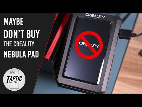 (UPDATE VIDEO IS OUT) The Creality Nebula Pad kind of SUCKS, I think? - Unboxing, setup and testing