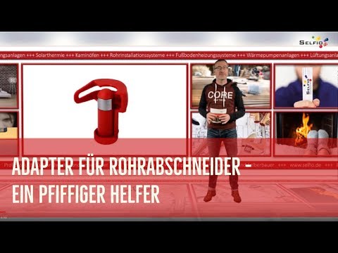 Rohrabschneider-Adapter für ein einfacheres Zuschneiden von Siphonrohren