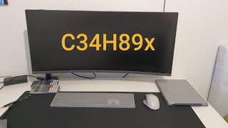 Video thumbnail for Samsung 34" UltraWide Monitor C34H89x REVIEW by Timur Alaskara