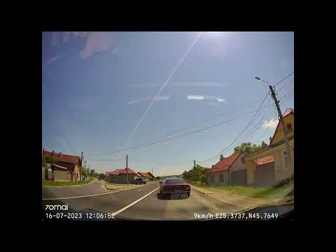 Depasire peste linia continua si trecere pietoni_meltean cu Bentley