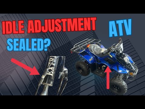 IDLE SCREW CARBURETOR ADJUSTMENT CHINESE ATV | APOLLO ATV AIR FUEL MIXTURE SCREW SEALED